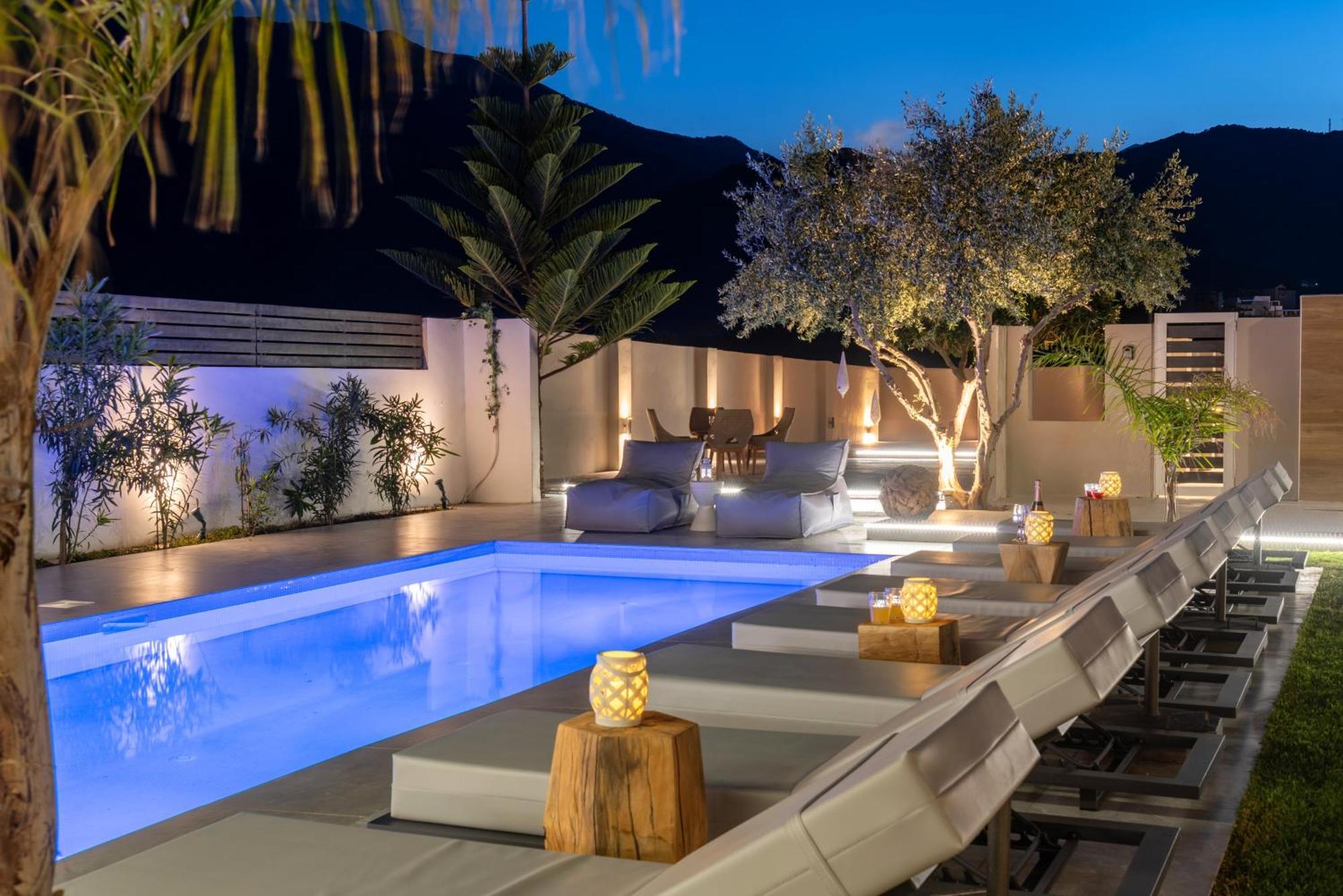 Hypnosis Beachside Villa With Private Heated Pool Georgioupoli Buitenkant foto